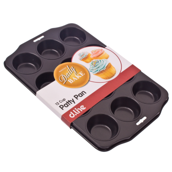Daily Bake Non-Stick Patty Pan 12 Cup