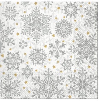 PAW Decor Lunch Napkins 33cm Glowing Stars Pack of 20