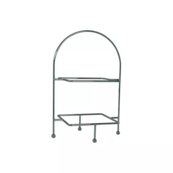 Plate Display Stand Square Chrome (2 Sizes)