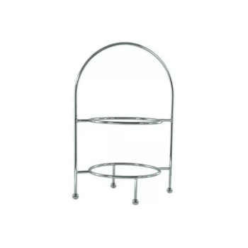 Plate Display Stand Round Chrome (2 Sizes)