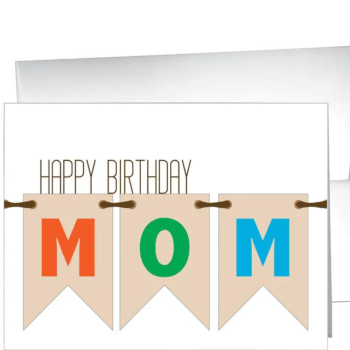 Happy Birthday Mom - Card