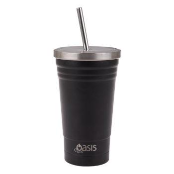 Oasis Insulated Stainless Steel Smoothie Tumbler with Straw 500ml (5 Colours)