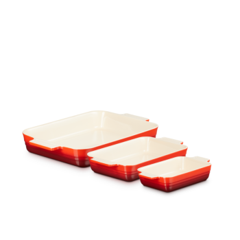 Creuset 3 piece set Cerise