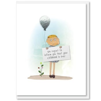 i candy Card Birthday - Your Childhood Is Over