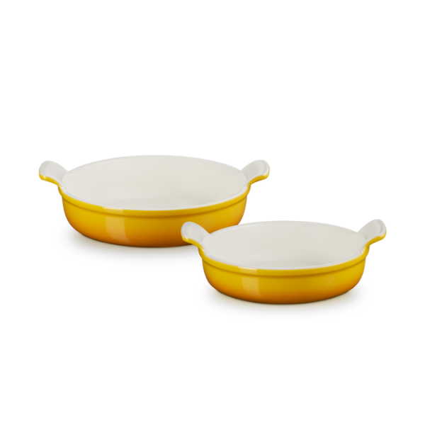 Heritage Round Baking Dish Set Nectar