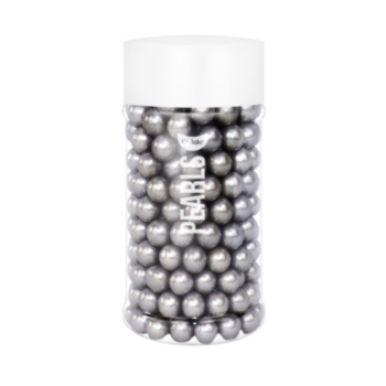 GoBake Sugar Pearls Silver 80g