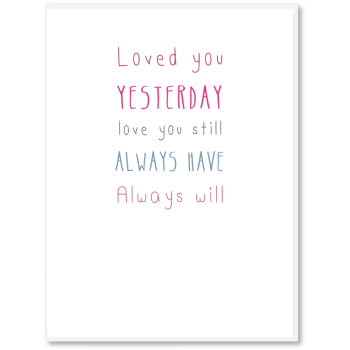 i candy Card Love - Yesterday