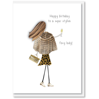 i candy Card Birthday - Foxy Lady