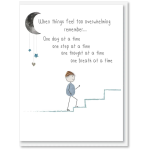 i candy Card Inspirational - One Step At A Time