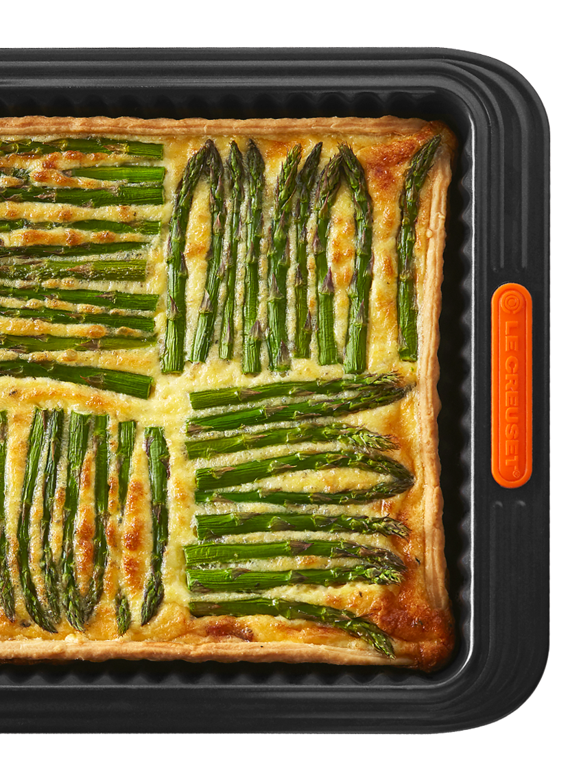 RS5115_Asparagus and Smoked Pancetta Tart Overhead Portrait