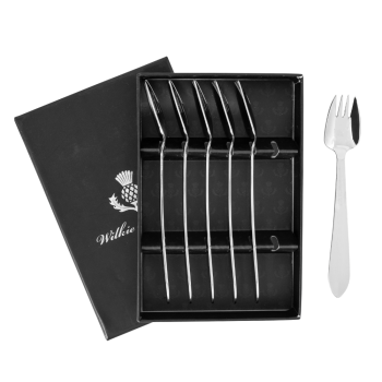Wilkie Brothers Hartford Buffet Fork 6 Piece Set Mirror