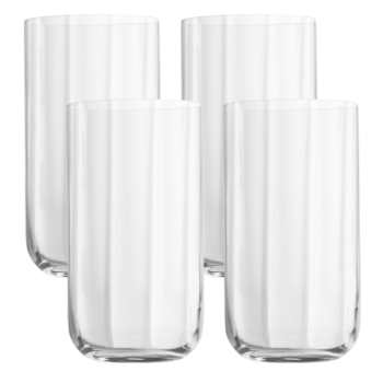 Luigi Bormioli Jazz Long Drink 450ml Set of 4