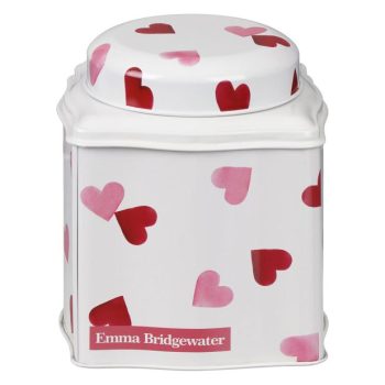 Emma Bridgewater Pink Hearts Wave Caddy Tin