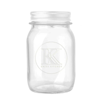 Kate's Kitchen Embossed Preserving Jar 500ml