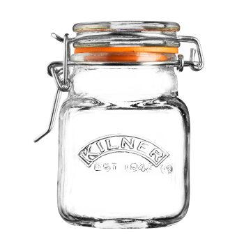 Kilner Clip Top Square Spice Jar 70ml