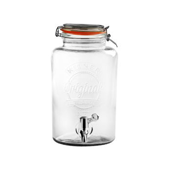 Kilner Clip Top Round Drink Dispenser 5L