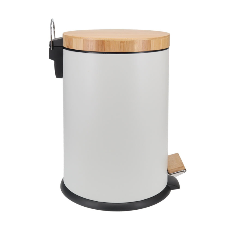 12L White Rubbish Bin (2)