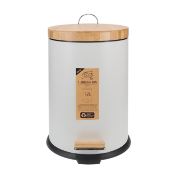 12L White Rubbish Bin (5)