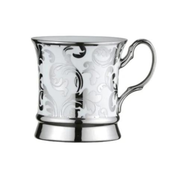 BIA Acanthus Mug Platinum 400ml