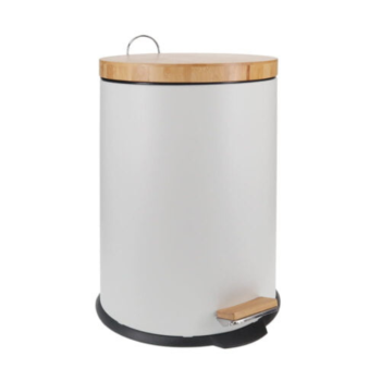 20L White Rubbish Bin (2)