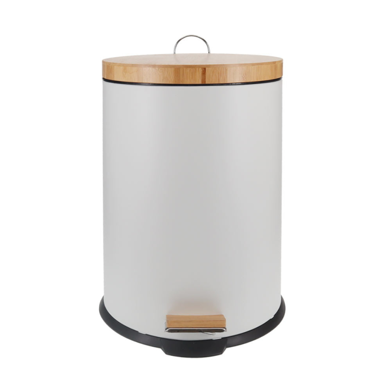 20L White Rubbish Bin (5)