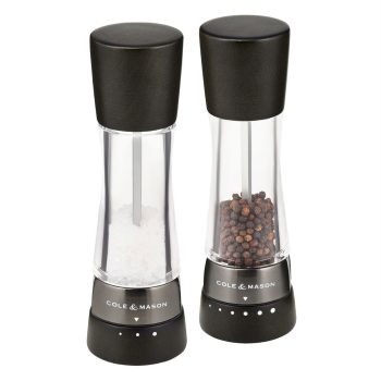 Cole & Mason Derwent Mills Black Wood Gunmetal Gift Set