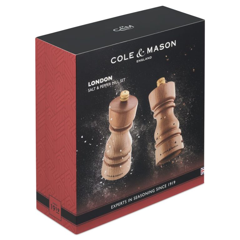 31570 – Cole & Mason – London Mills Natural Beech Gift Set 13cm – PK – 02