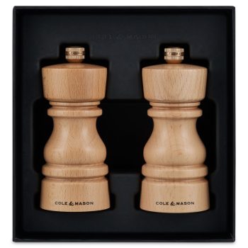 31570 – Cole & Mason – London Mills Natural Beech Gift Set 13cm – PK – 03