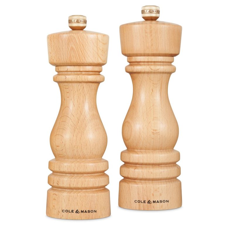 31571 – Cole & Mason – London Mills Natural Beech Gift Set 18cm – HR – 01