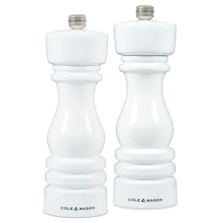 31580 – Cole & Mason – London Mills White Gloss Gift Set 18cm – HR – 01