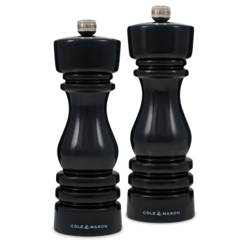 Cole & Mason London Mills Black Gloss Gift Set 18cm