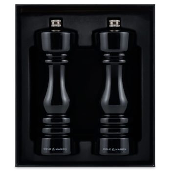 31581 – Cole & Mason – London Mills Black Gloss Gift Set 18cm – PK – 02