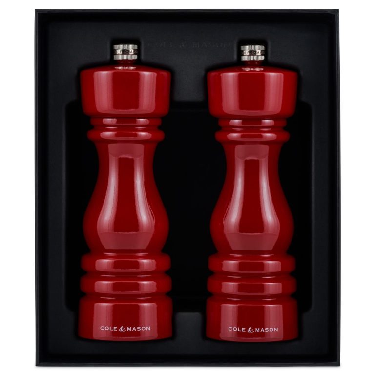 31582 – Cole & Mason – London Mills Red Gloss Gift Set 18cm – PK – 03