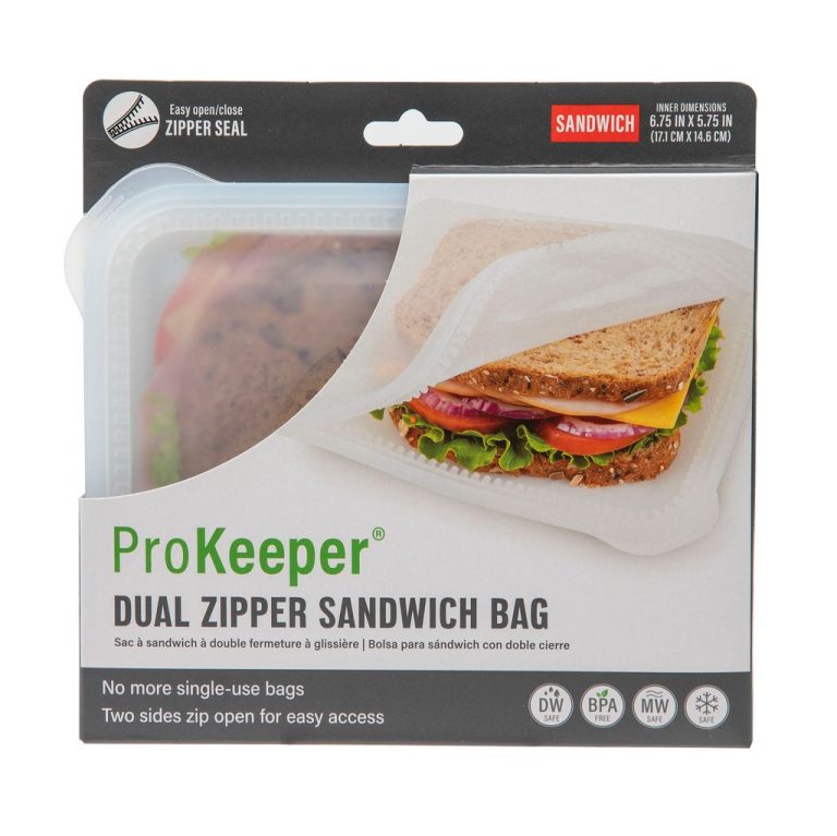 55425 – ProKeeper Silicone Dual Zipper Bag 710ml – LS7