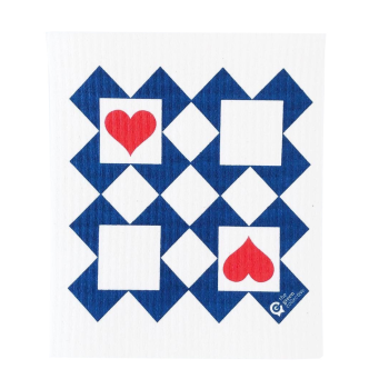 SPRUCE Dishcloth Ace Of Hearts