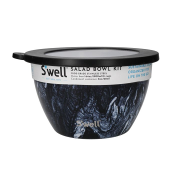 S'well Azurite Marble Salad Bowl Kit