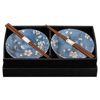 Omotenashi Fuji Sakura Gift Bowls Set of 2