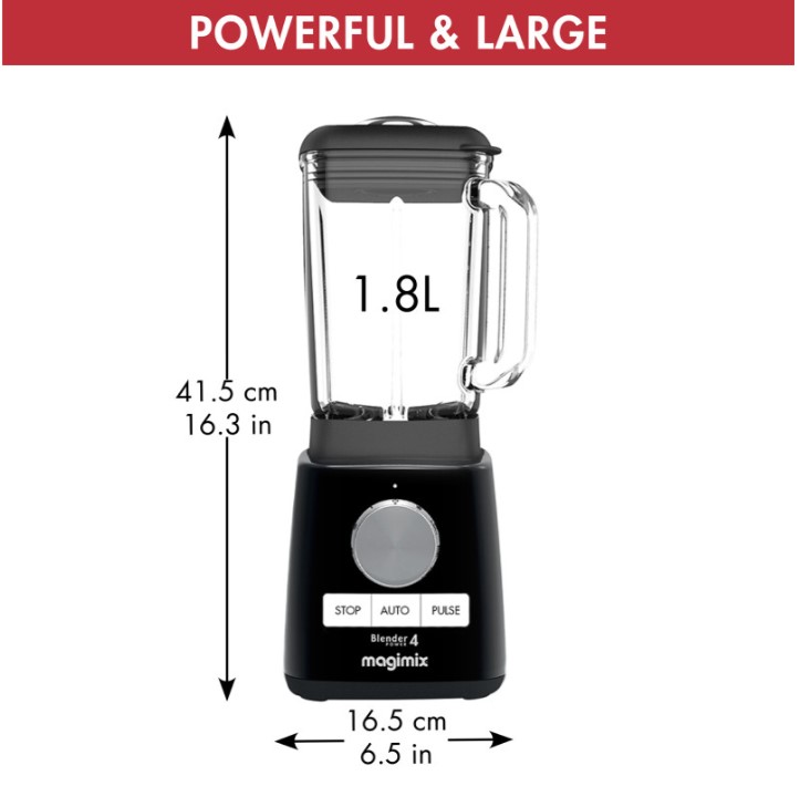 Magimix Power Blender Power 4 Specs Black