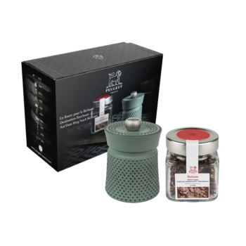 Peugeot Bali Cast Iron Pepper Mill with Sichuan Pepper Green
