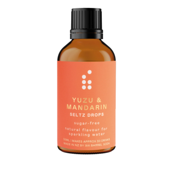 Six Barrel Soda Yuzu & Mandarin Seltzer Drops 50ml