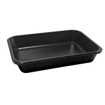 Chasseur Cast Iron Rectangular Roasting Pan 40 x 26cm (11 Colours) - Matte Black