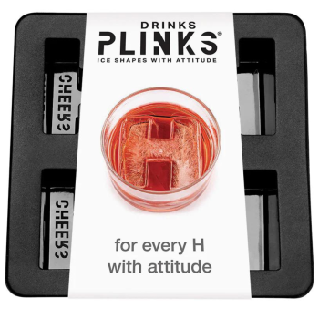 DrinksPlinks Ice Cube Tray Letter H
