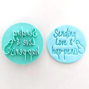Sending Love & Hap-penis Stamp