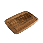 Peer Sorensen Acacia Long Grain Carving Board with Feet 56x39cm