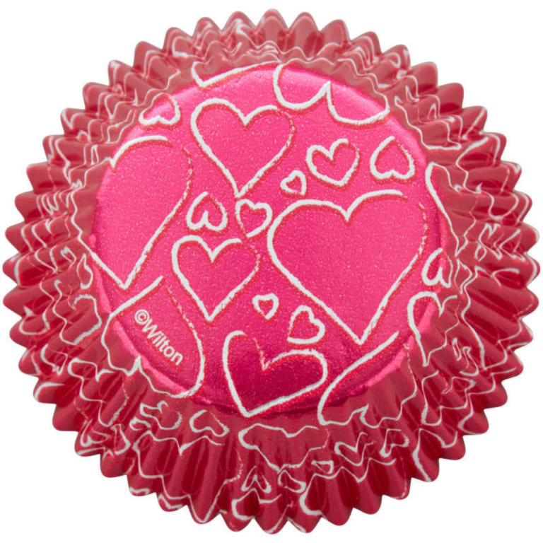 Pink Heart Foil Cases (2)