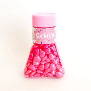 Sprink'd Hearts Pink 12mm 110g
