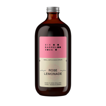 Six Barrel Soda Rose Lemonade Soda Syrup 500ml