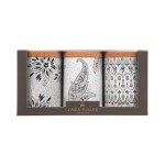 Sara Miller Artisanne Noir Caddies with Cork Lid Set of 3