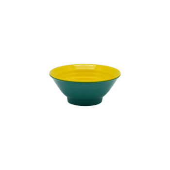 Yellow Green Ripple Dish