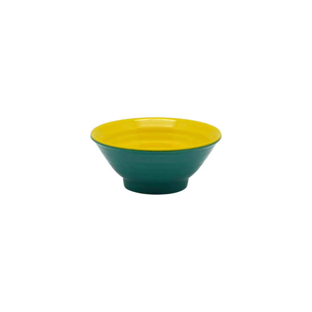 Yellow Green Ripple Dish